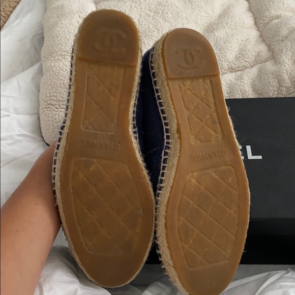 Chanel denim espadrilles size 7 - Picture 5 of 6